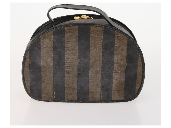 Borsa in tela Pecan SAINT LAURENT in pelle nylon 3 pezzi Nero Marrone Auth 173049 - vista 10