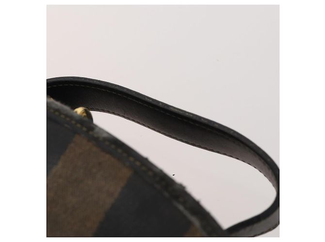 Borsa in tela Pecan SAINT LAURENT in pelle nylon 3 pezzi Nero Marrone Auth 173049 - vista 13