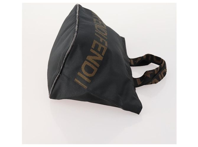 Borsa in tela Pecan SAINT LAURENT in pelle nylon 3 pezzi Nero Marrone Auth 173049 - vista 4