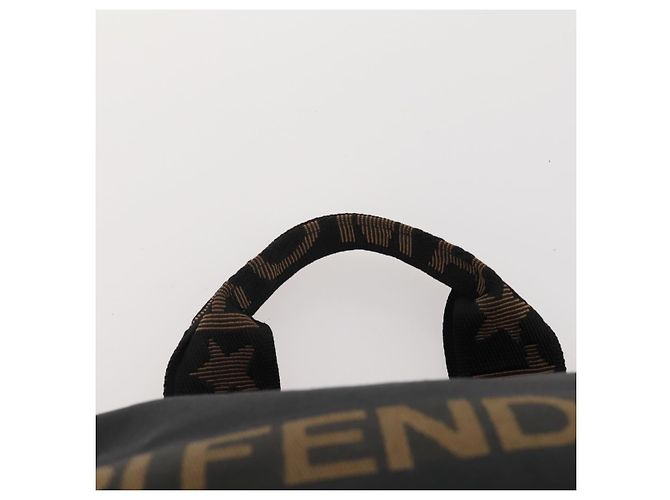Borsa in tela Pecan SAINT LAURENT in pelle nylon 3 pezzi Nero Marrone Auth 173049 - vista 6