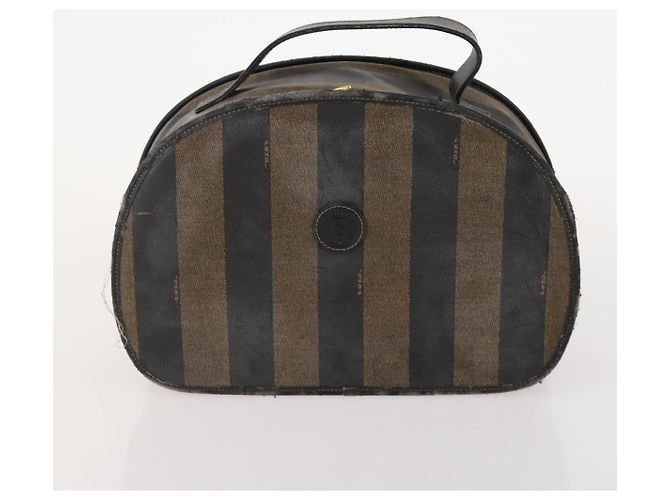 Borsa in tela Pecan SAINT LAURENT in pelle nylon 3 pezzi Nero Marrone Auth 173049 - vista 9