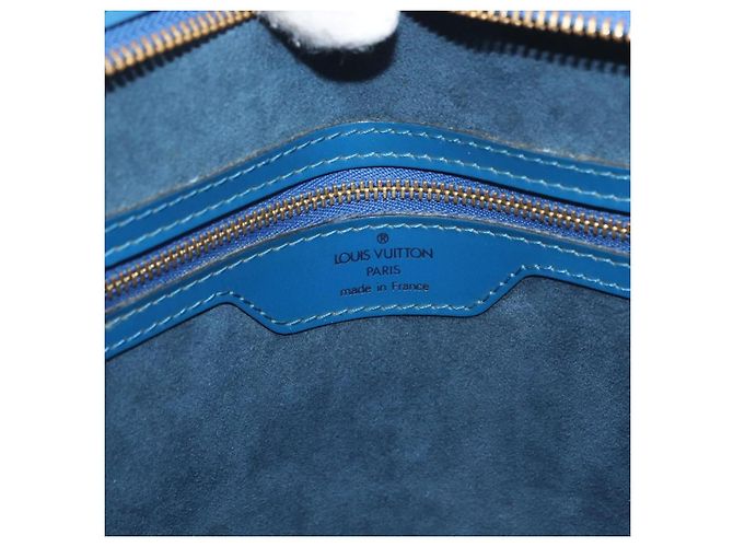LOUIS VUITTON Borsa a Spalla Epi Saint Jacques Blu M52275 LV Auth BAZ408 - vista 17