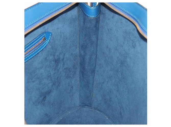 LOUIS VUITTON Borsa a Spalla Epi Saint Jacques Blu M52275 LV Auth BAZ408 - vista 18
