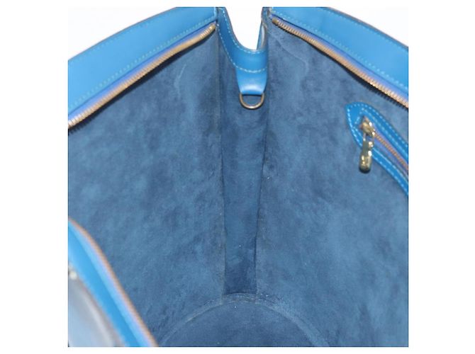 LOUIS VUITTON Borsa a Spalla Epi Saint Jacques Blu M52275 LV Auth BAZ408 - vista 19