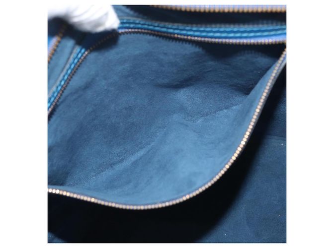 LOUIS VUITTON Borsa a Spalla Epi Saint Jacques Blu M52275 LV Auth BAZ408 - vista 21