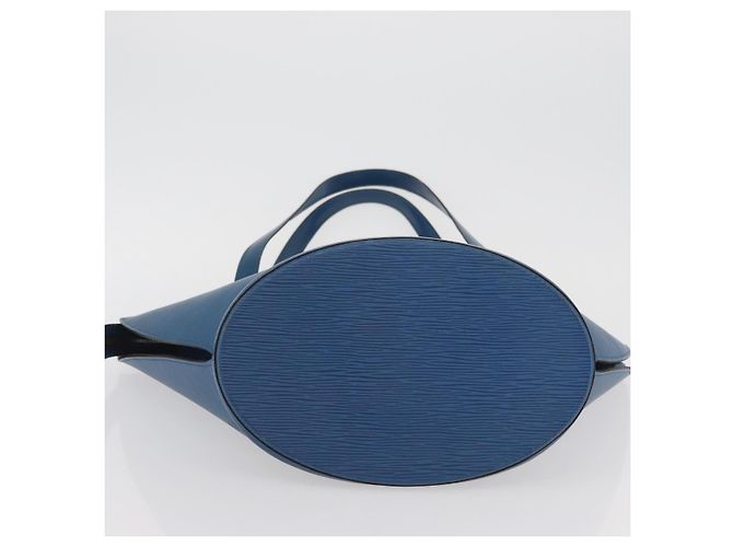 LOUIS VUITTON Borsa a Spalla Epi Saint Jacques Blu M52275 LV Auth BAZ408 - vista 5