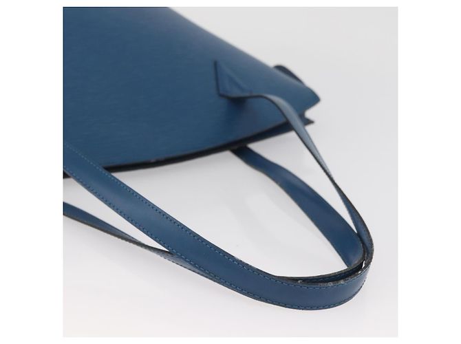LOUIS VUITTON Borsa a Spalla Epi Saint Jacques Blu M52275 LV Auth BAZ408 - vista 7