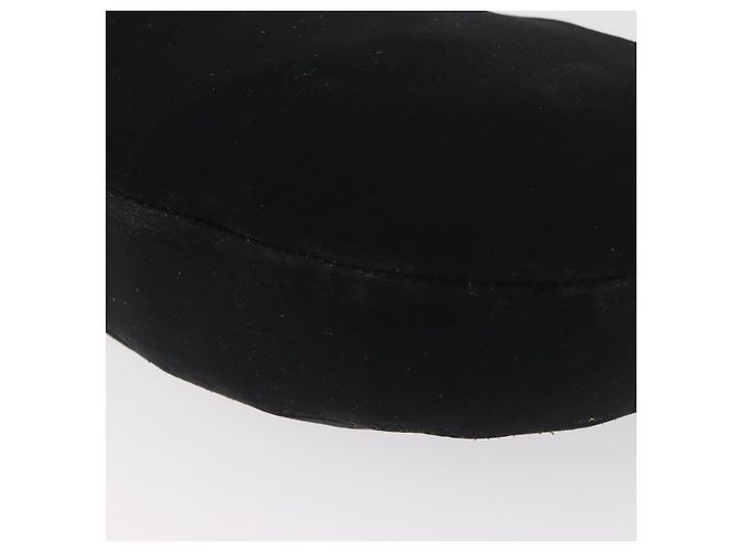 Borsa a spalla FENDI Mamma Baguette in nylon nero e argento autentica YKZ797 - vista 17