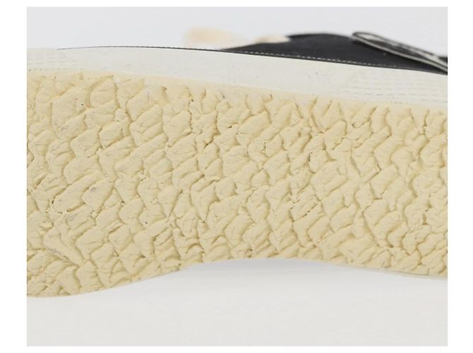 Sneakers Alte CHANEL Tela Nera Bianca A01852 CC Auth SW2298A Nero Bianco - vista 26