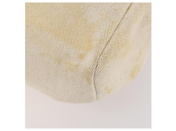 Hermès HERMES Herbag Ad PM Rucksack Canvas Leder 2in1 Beige Silber Auth 172481 - Ansicht 12