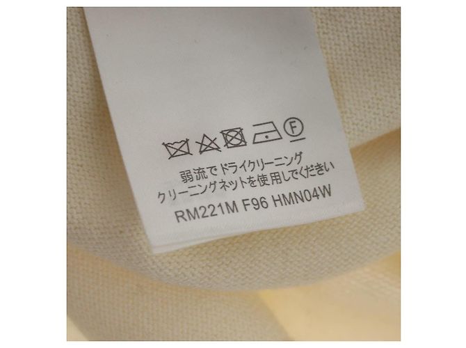 LOUIS VUITTON NIGO Intarsia Jacquard Pato Tejido de Algodón RM221M LV Auth BAZ829SAM Crudo - vista 13