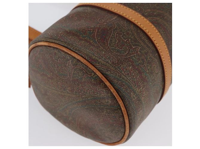Borsa a Mano Papillon Paisley ETRO PVC Bordeaux Auth am11132 Bordò - vista 12