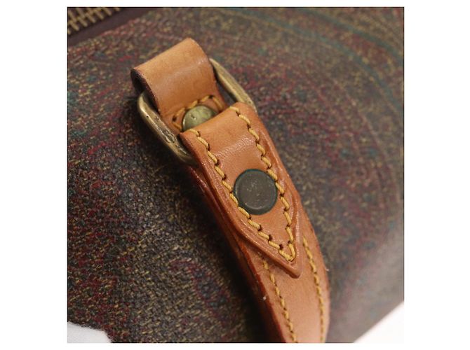Borsa a Mano Papillon Paisley ETRO PVC Bordeaux Auth am11132 Bordò - vista 15