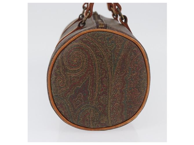Borsa a Mano Papillon Paisley ETRO PVC Bordeaux Auth am11132 Bordò - vista 4