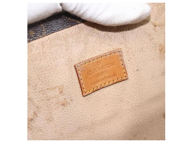 LOUIS VUITTON Borsa Sac Plat Monogram M51140 LV Auth ARZ886 Monogramma - vista 10