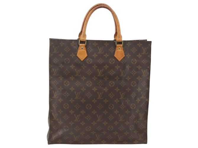LOUIS VUITTON Borsa Sac Plat Monogram M51140 LV Auth ARZ886 Monogramma - vista 2