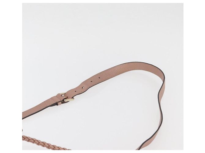 Borsa Tote in pelle GUCCI 2 in 1 Rosa Oro 282300 Auth ka3524 D'oro - vista 10