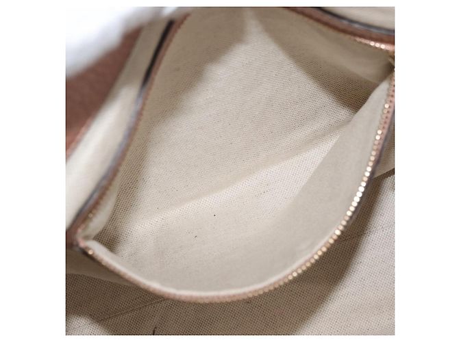 Borsa Tote in pelle GUCCI 2 in 1 Rosa Oro 282300 Auth ka3524 D'oro - vista 23