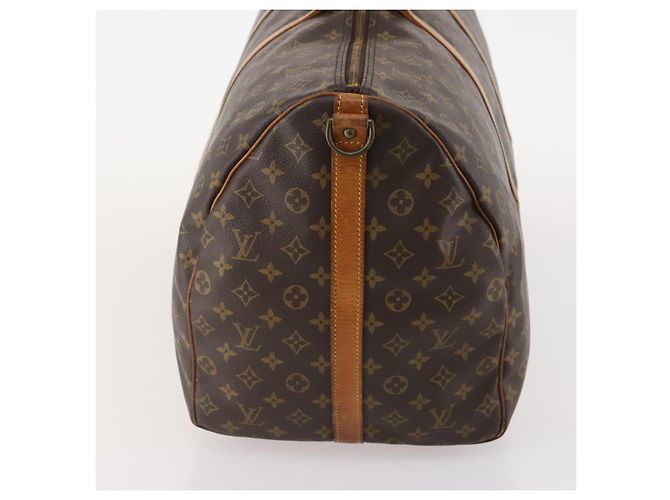 LOUIS VUITTON Monogram Keepall Bandouliere 60 Borsa Boston M41412 LV Auth AMZ045 Monogramma - vista 3