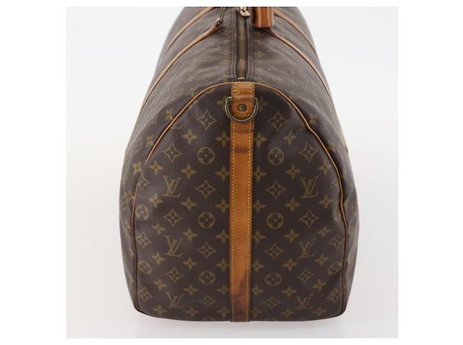 LOUIS VUITTON Monogram Keepall Bandouliere 60 Borsa Boston M41412 LV Auth AMZ045 Monogramma - vista 4