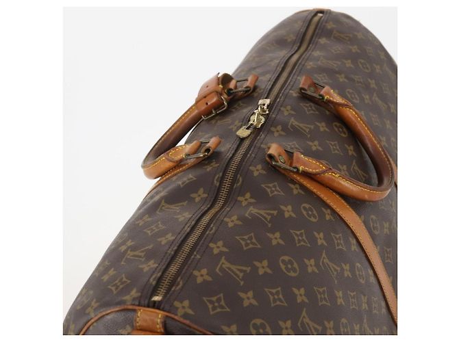 LOUIS VUITTON Monogram Keepall Bandouliere 60 Borsa Boston M41412 LV Auth AMZ045 Monogramma - vista 6