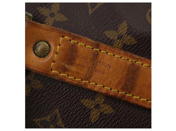 LOUIS VUITTON Monogram Keepall Bandouliere 60 Borsa Boston M41412 LV Auth AMZ045 Monogramma - vista 9
