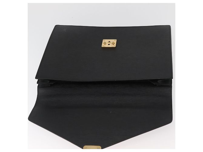 LOUIS VUITTON Epi Serviette Conseiller Borsa Business Nera M54422 LV Auth BA11563 Nero - vista 19