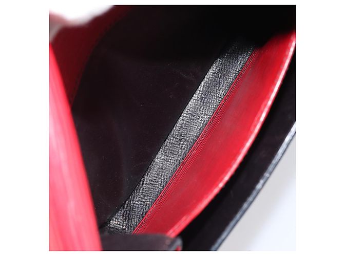 LOUIS VUITTON Borsa a Spalla Epi Cartesier MM Rossa M52247 LV Auth YKZ616 Rosso - vista 11
