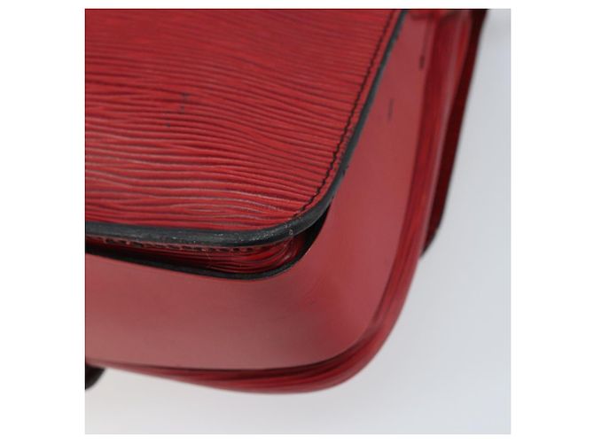 LOUIS VUITTON Borsa a Spalla Epi Cartesier MM Rossa M52247 LV Auth YKZ616 Rosso - vista 15