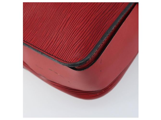 LOUIS VUITTON Borsa a Spalla Epi Cartesier MM Rossa M52247 LV Auth YKZ616 Rosso - vista 16