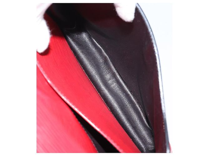 LOUIS VUITTON Borsa a Spalla Epi Cartesier MM Rossa M52247 LV Auth YKZ616 Rosso - vista 24