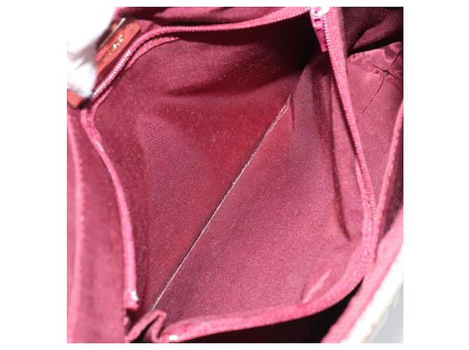 Bolsa de mão em canvas bege com estampa Nova Check da BURBERRY, dourada, Auth BA11740 Dourado - vista 12