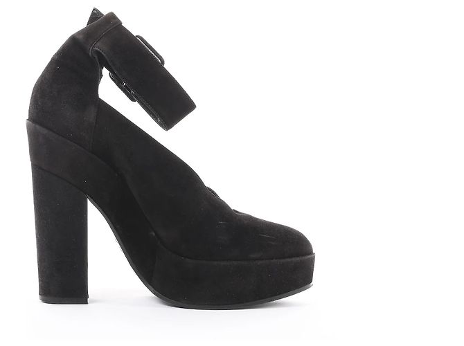 Kelly Hermès HERMES Tacchi in pelle e suede neri, Taglia 38 EU Nero - vista 3