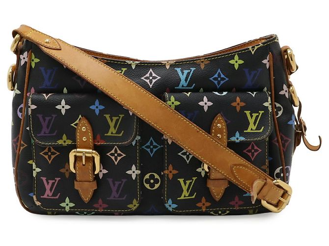 Borsa a Spalla Lodge GM Monogram Multicolore Louis Vuitton Nero - vista 2
