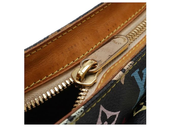 Borsa a Spalla Lodge GM Monogram Multicolore Louis Vuitton Nero - vista 5