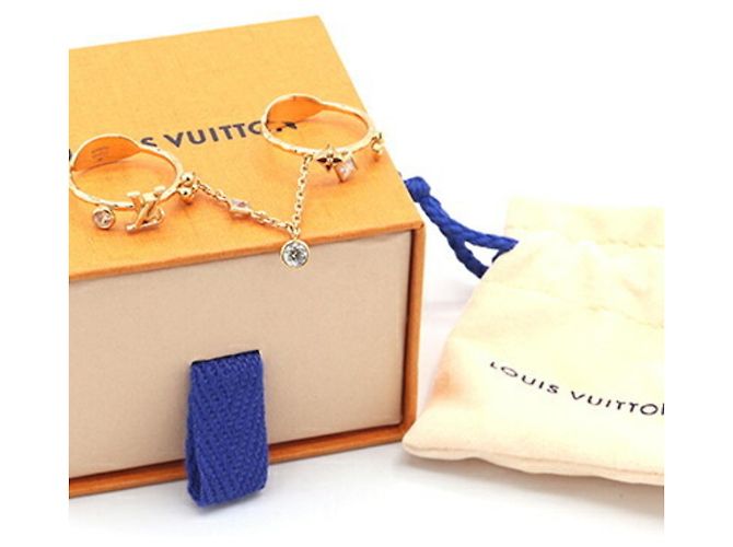 Anello Louis Vuitton LV In the Sky M1089M D'oro - vista 6