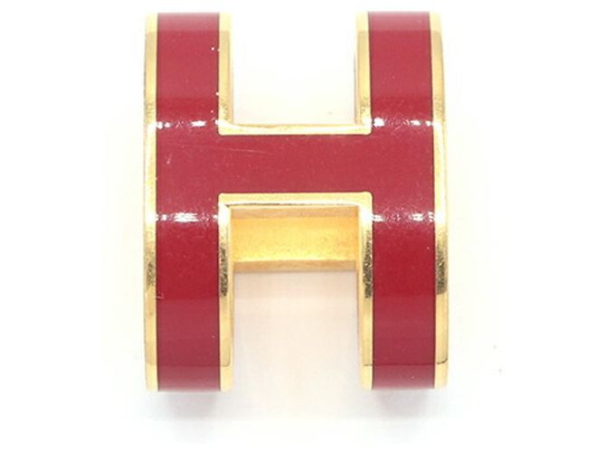 Collana Pendente Pop H di Hermès Rosso D'oro - vista 2