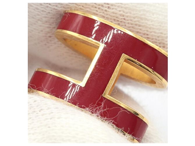Collana Pendente Pop H di Hermès Rosso D'oro - vista 4
