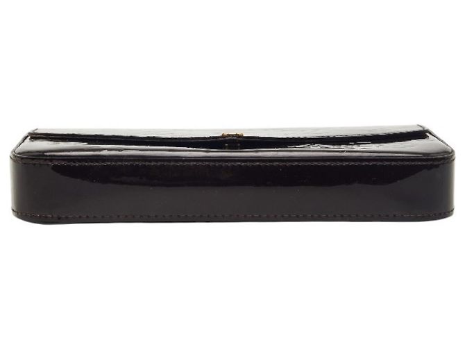 Pochette Félicie Borsa a spalla Louis Vuitton Monogram Vernis Pochette Felicie con catena Bordò Porpora Monogramma - vista 3