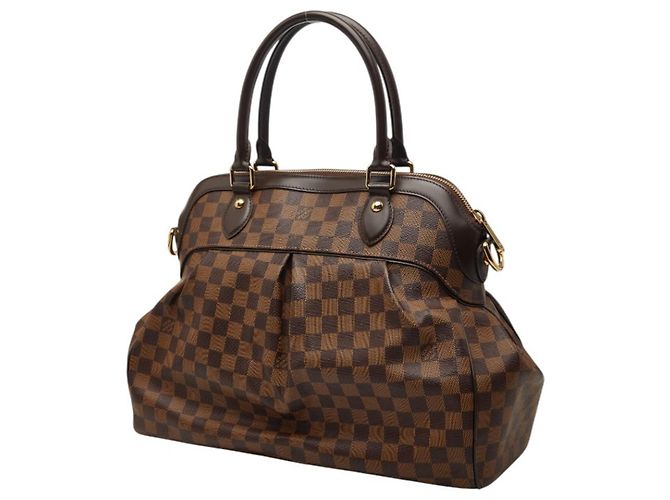 Borsa Louis Vuitton Damier Trevi GM Marrone - vista 2