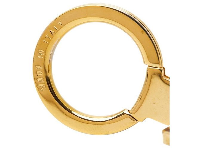 Portachiavi Charm Pastille con Catena Louis Vuitton Marrone D'oro - vista 5