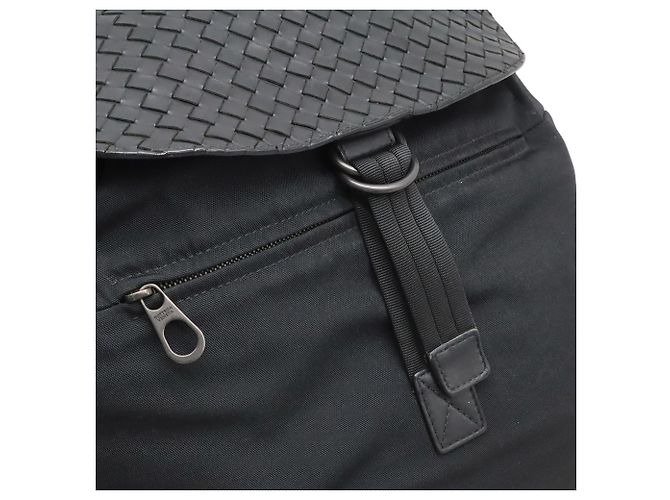 Zaino Intrecciato Bottega Veneta Nero - vista 10