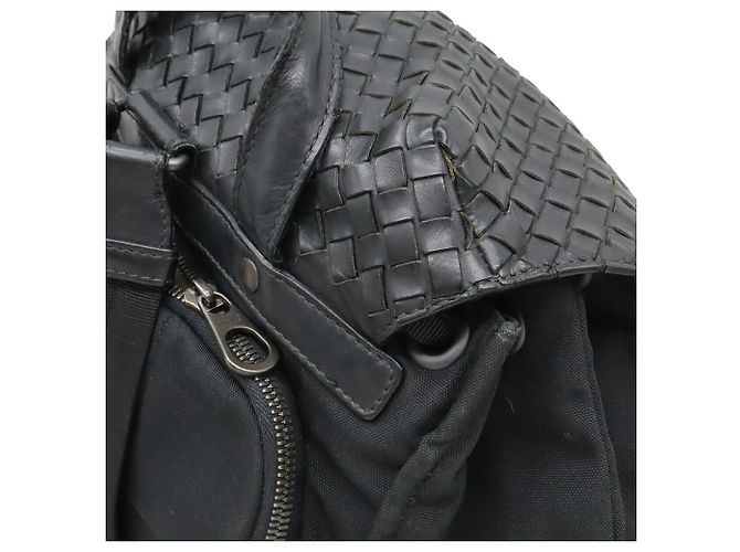 Zaino Intrecciato Bottega Veneta Nero - vista 5