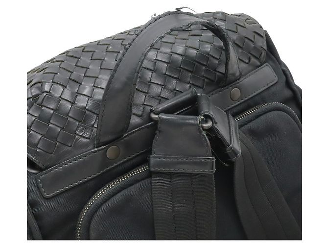 Zaino Intrecciato Bottega Veneta Nero - vista 6