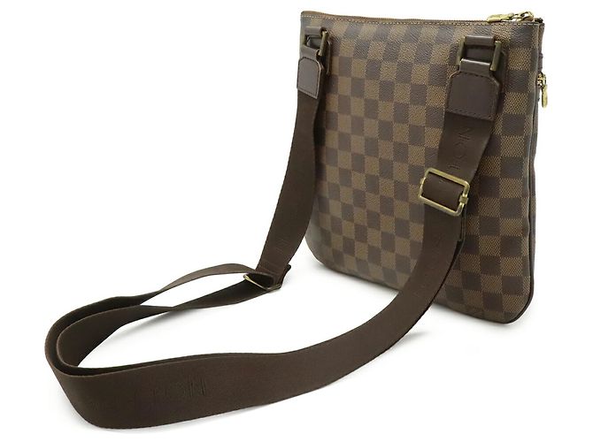 Borsa a Spalla Pochette Damier Bosphore Louis Vuitton Marrone - vista 3