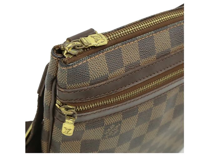 Borsa a Spalla Pochette Damier Bosphore Louis Vuitton Marrone - vista 7