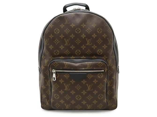 Louis Vuitton Monogram Macassar Josh Rucksack Braun Schwarz - Ansicht 2