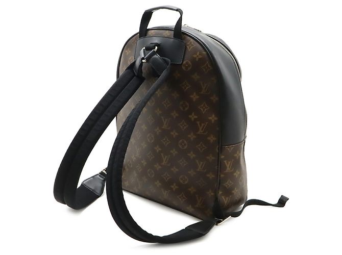 Louis Vuitton Monogram Macassar Josh Rucksack Braun Schwarz - Ansicht 3