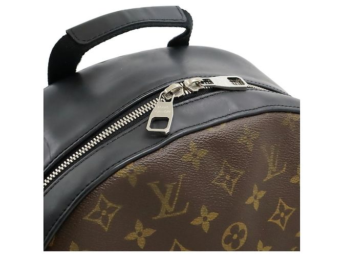 Louis Vuitton Monogram Macassar Josh Rucksack Braun Schwarz - Ansicht 7