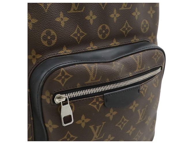 Louis Vuitton Monogram Macassar Josh Rucksack Braun Schwarz - Ansicht 9